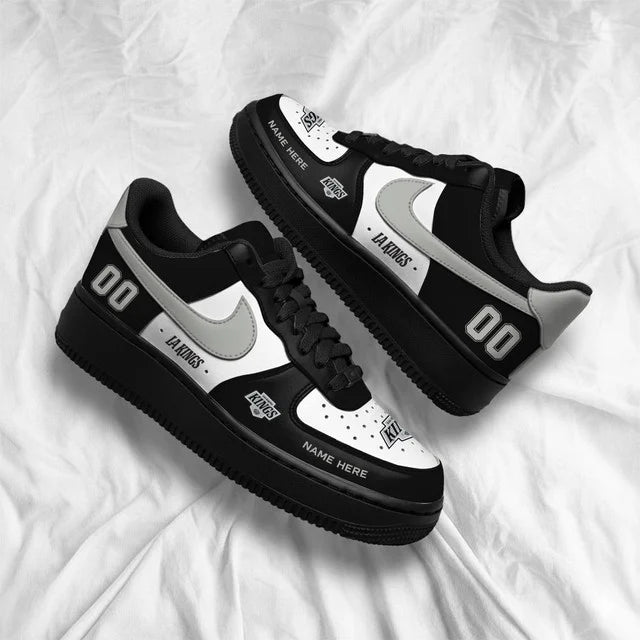 [PUCK DROP DEAL] NEW CUSTOMIZED NHL16 LAK LOS ANGELES KINGS AF1 SHOES