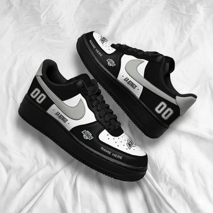 [PUCK DROP DEAL] NEW CUSTOMIZED NHL16 LAK LOS ANGELES KINGS AF1 SHOES