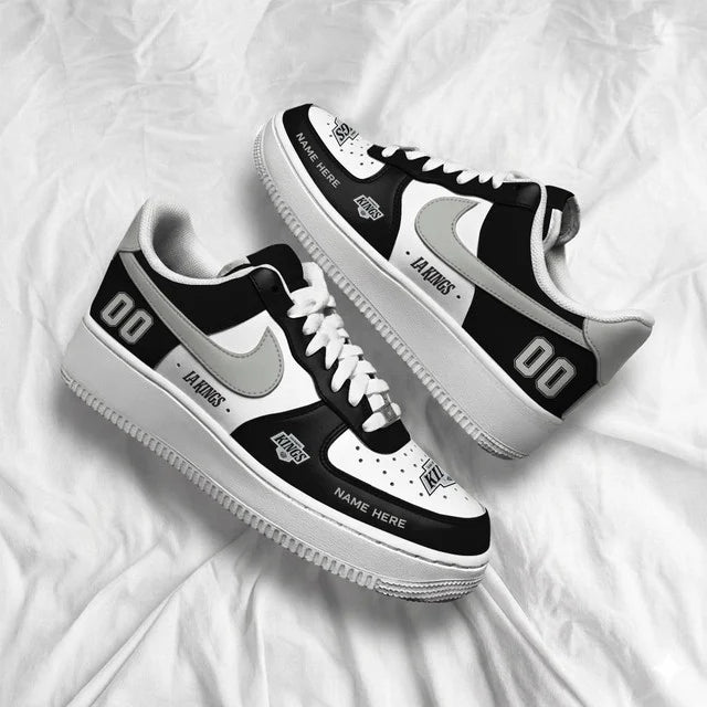 [PUCK DROP DEAL] NEW CUSTOMIZED NHL16 LAK LOS ANGELES KINGS AF1 SHOES