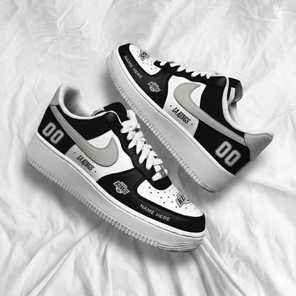 [PUCK DROP DEAL] NEW CUSTOMIZED NHL16 LAK LOS ANGELES KINGS AF1 SHOES