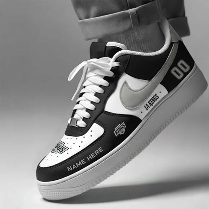[PUCK DROP DEAL] NEW CUSTOMIZED NHL16 LAK LOS ANGELES KINGS AF1 SHOES