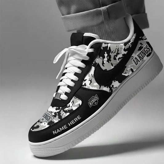 [PUCK DROP DEAL] NEW CUSTOMIZED NHL16 LAK LOS ANGELES KINGS AF1 SHOES