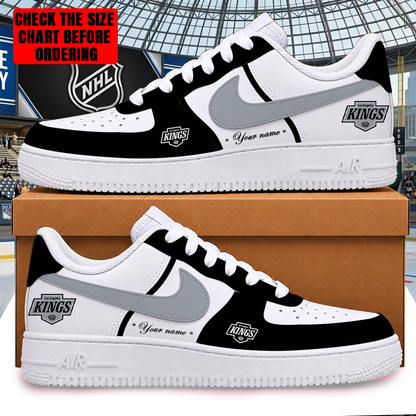 [PUCK DROP DEAL] NEW CUSTOMIZED NHL16 LAK LOS ANGELES KINGS AF1 SHOES