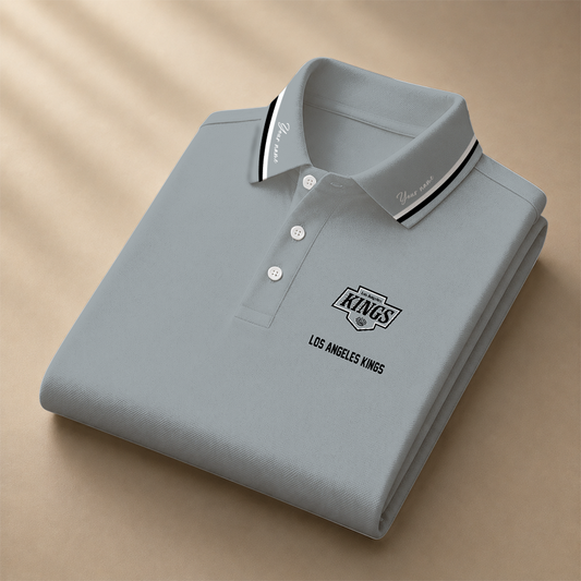[PUCK DROP DEAL] NEW CUSTOMIZED NHL16 LAK LOS ANGELES KINGS POLO SHIRT