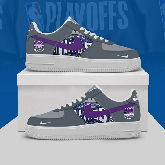 [SLAM DUNK DEAL] NEW CUSTOMIZED NBA16 SKI SACRAMENTO KINGS AF1 SHOES