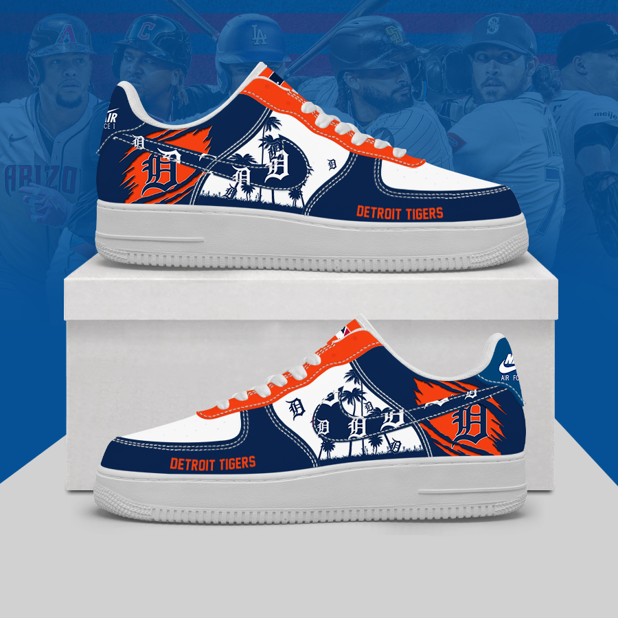 [HOMERUN DEAL] NEW CUSTOMIZED MLB16 DTS DETROIT TIGERS AF1 SHOES