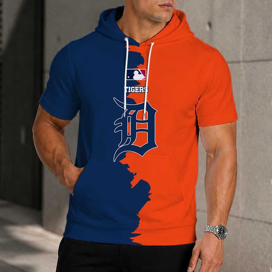[HOMERUN DEAL] NEW CUSTOMIZED MLB16 DTS DETROIT TIGERS SHORT SLEEVE HOODIE
