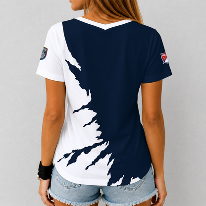 [GOAL DEAL] NEW CUSTOMIZED MLS16 SDF SAN DIEGO FC V-NECK FEMALE SHIRT