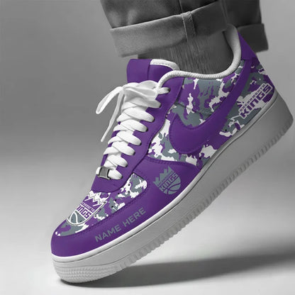 [SLAM DUNK DEAL] NEW CUSTOMIZED NBA16 SKI SACRAMENTO KINGS AF1 SHOES