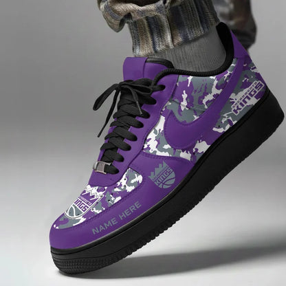 [SLAM DUNK DEAL] NEW CUSTOMIZED NBA16 SKI SACRAMENTO KINGS AF1 SHOES