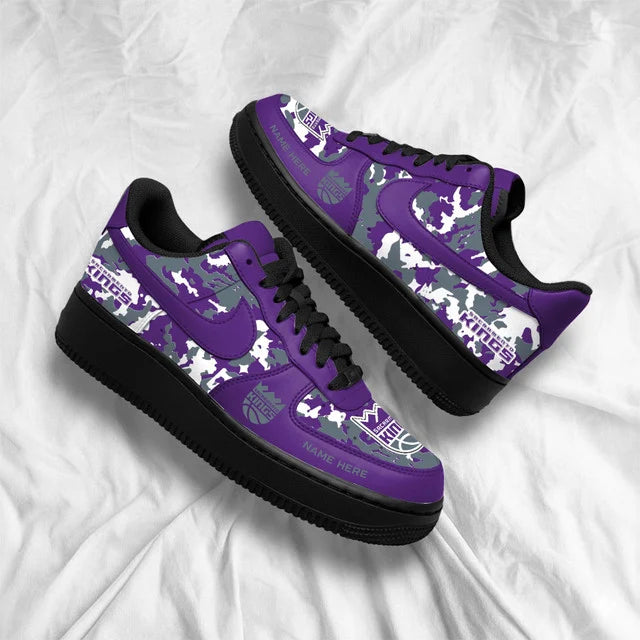 [SLAM DUNK DEAL] NEW CUSTOMIZED NBA16 SKI SACRAMENTO KINGS AF1 SHOES