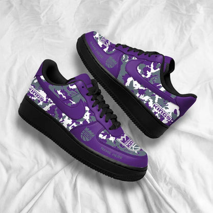 [SLAM DUNK DEAL] NEW CUSTOMIZED NBA16 SKI SACRAMENTO KINGS AF1 SHOES