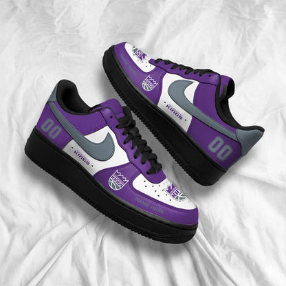 [SLAM DUNK DEAL] NEW CUSTOMIZED NBA16 SKI SACRAMENTO KINGS AF1 SHOES