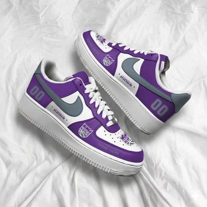 [SLAM DUNK DEAL] NEW CUSTOMIZED NBA16 SKI SACRAMENTO KINGS AF1 SHOES
