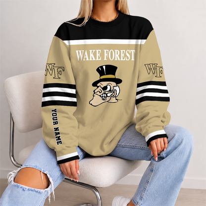 [HOOPS SPECIAL] NEW CUSTOMIZED NCAA CFH16 WFD WAKE FOREST DEMON DEACONS UNISEX SWEATSHIRT