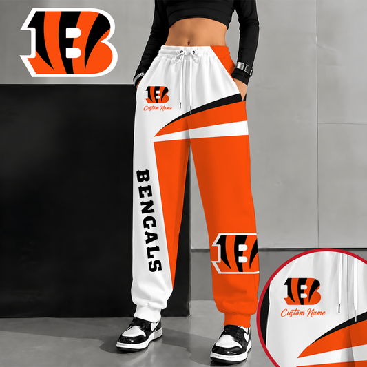 [TOUCHDOWN DEAL] NEW CUSTOMIZED NFL16 CCB CINCINNATI BENGALS SWEATPANTS