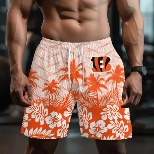 [TOUCHDOWN DEAL] NEW CUSTOMIZED NFL16 CCB CINCINNATI BENGALS SHORT PANTS