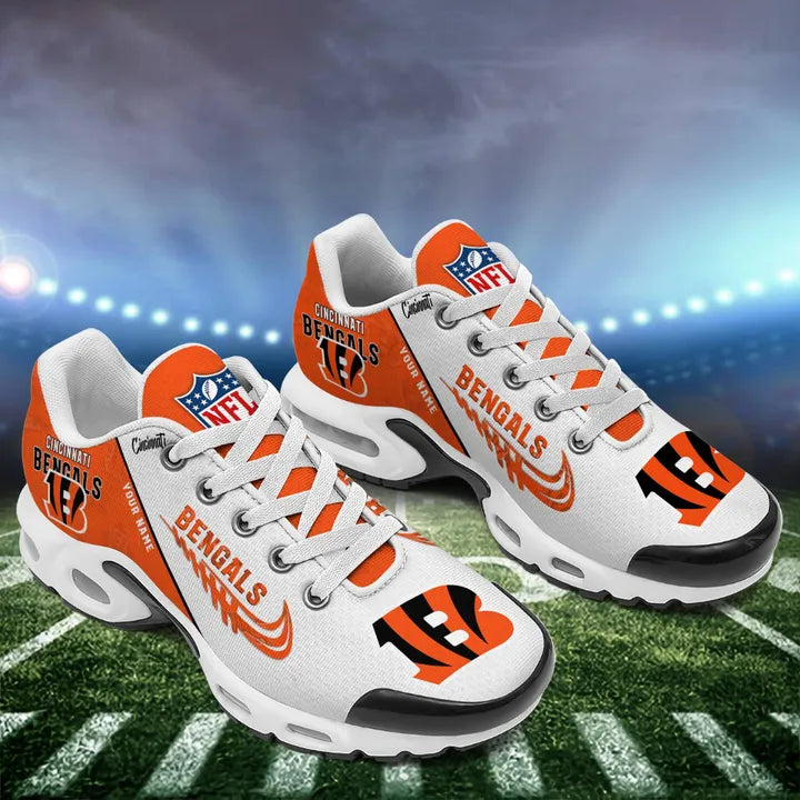 [TOUCHDOWN DEAL] NEW CUSTOMIZED NFL16 CCB CINCINNATI BENGALS AIR MAX PLUS SNEAKERS
