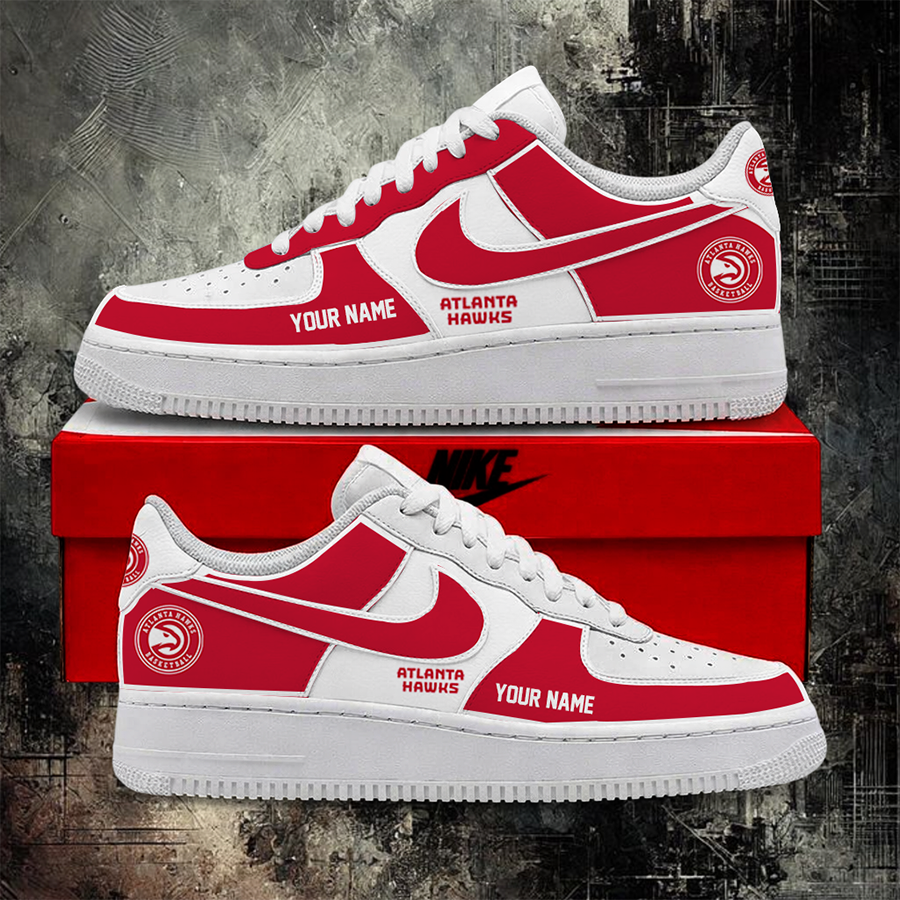 [SLAM DUNK DEAL] NEW CUSTOMIZED NBA17 AHA ATLANTA HAWKS AF1 SHOES