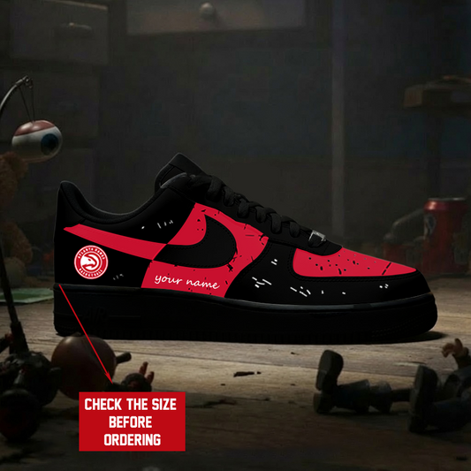 [SLAM DUNK DEAL] NEW CUSTOMIZED NBA17 AHA ATLANTA HAWKS AF1 SHOES