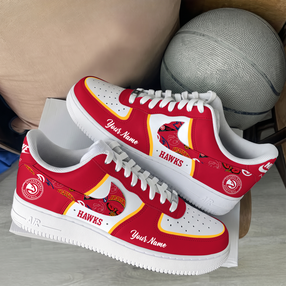 [SLAM DUNK DEAL] NEW CUSTOMIZED NBA17 AHA ATLANTA HAWKS AF1 SHOES