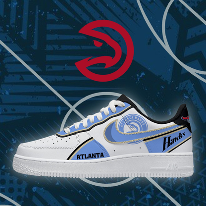 [SLAM DUNK DEAL] NEW CUSTOMIZED NBA17 AHA ATLANTA HAWKS AF1 SHOES