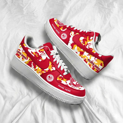 [SLAM DUNK DEAL] NEW CUSTOMIZED NBA17 AHA ATLANTA HAWKS AF1 SHOES