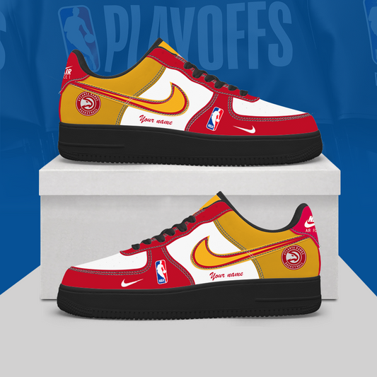 [SLAM DUNK DEAL] NEW CUSTOMIZED NBA17 AHA ATLANTA HAWKS AF1 SHOES