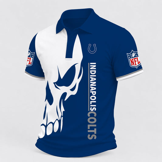 [TOUCHDOWN DEAL] NEW CUSTOMIZED NFL17 IDC INDIANAPOLIS COLTS POLO SHIRT