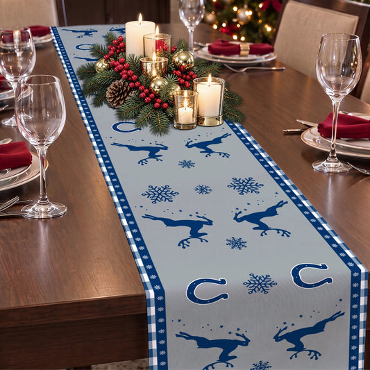 [TOUCHDOWN DEAL] NEW CUSTOMIZED NFL17 IDC INDIANAPOLIS COLTS TABLE RUNNER