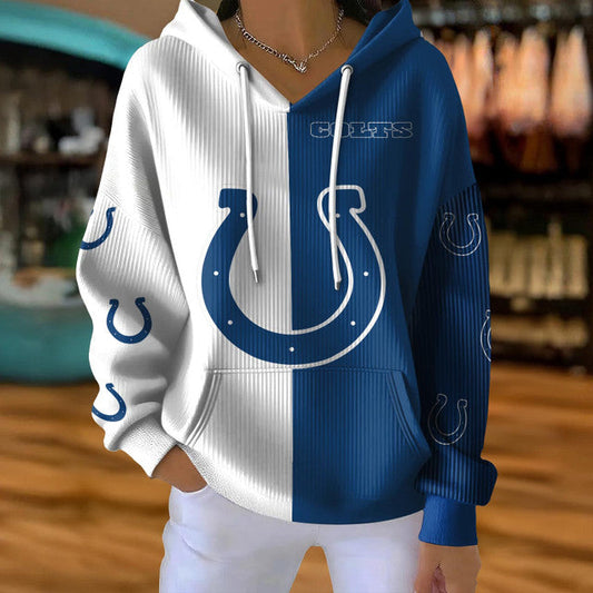 [TOUCHDOWN DEAL] NEW CUSTOMIZED NFL17 IDC INDIANAPOLIS COLTS RIBBED HOODIE & SWEATSHIRT