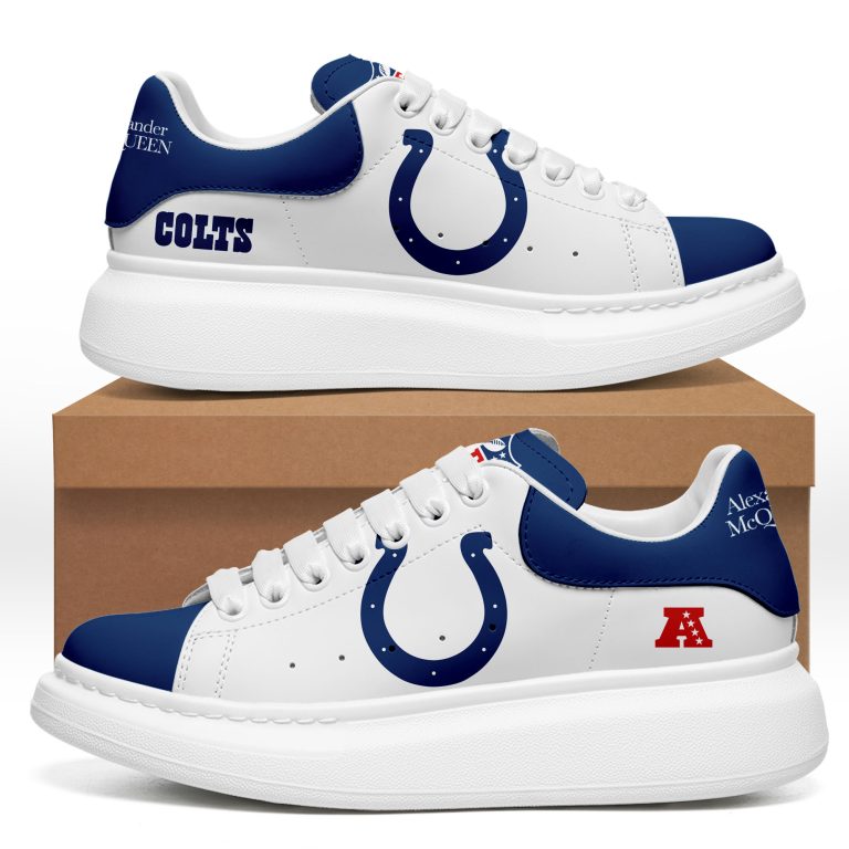 [TOUCHDOWN DEAL] NEW CUSTOMIZED NFL17 IDC INDIANAPOLIS COLTS MCQUEEN SHOES