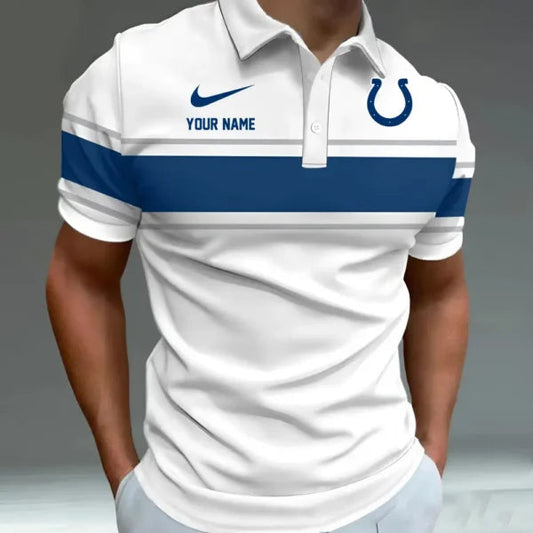 [TOUCHDOWN DEAL] NEW CUSTOMIZED NFL17 IDC INDIANAPOLIS COLTS POLO SHIRT