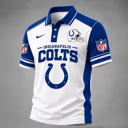 [TOUCHDOWN DEAL] NEW CUSTOMIZED NFL17 IDC THE COLTS POLO SHIRT
