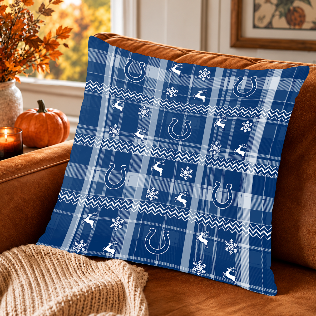 [TOUCHDOWN DEAL] NEW CUSTOMIZED NFL17 IDC THE COLTS ENVELOPE PILLOW CASE