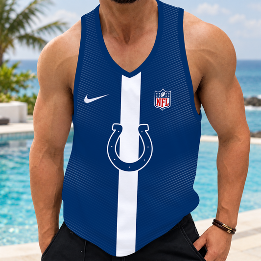 [TOUCHDOWN DEAL] NEW CUSTOMIZED NFL17 IDC INDIANAPOLIS COLTS UNISEX TANK TOP