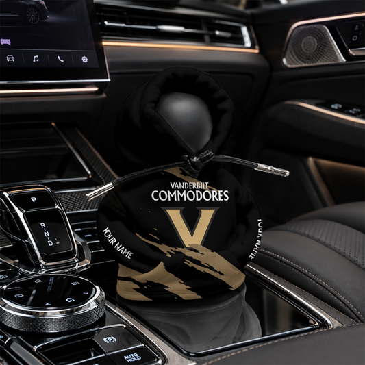 [HOMERUN DEAL] NEW CUSTOMIZED NCAA CWS17 VDC VANDERBILT COMMODORES AUTOMOTIVE HOODIE SHIFT KNOB COVER
