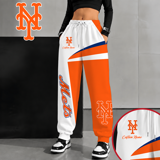 [HOMERUN DEAL] NEW CUSTOMIZED MLB17 NYM NEW YORK METS SWEATPANTS