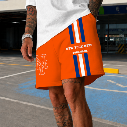 [HOMERUN DEAL] NEW PREMIUM MLB17 NYM NEW YORK METS SHORT PANTS
