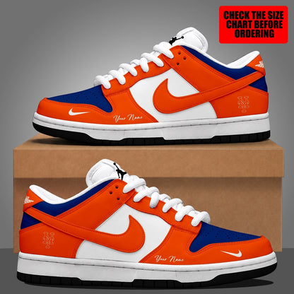[HOMERUN DEAL] NEW CUSTOMIZED MLB17 NYM NEW YORK METS DUNK LOW SHOES