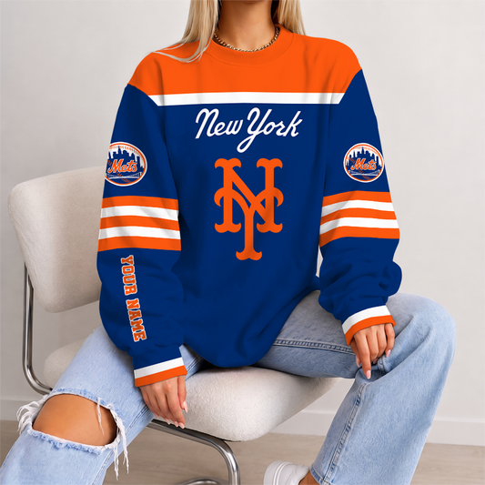 [HOMERUN DEAL] NEW CUSTOMIZED MLB17 NYM NEW YORK METS UNISEX SWEATSHIRT