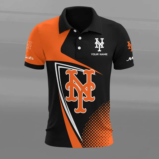 [HOMERUN DEAL] NEW CUSTOMIZED MLB17 NYM NEW YORK METS POLO SHIRT