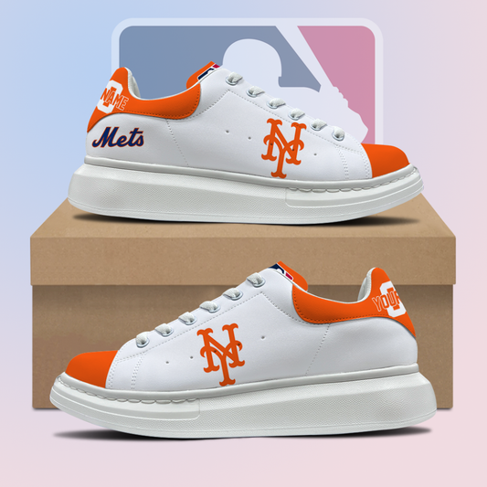 [HOMERUN DEAL] NEW CUSTOMIZED MLB17 NYM NEW YORK METS MCQUEEN SHOES