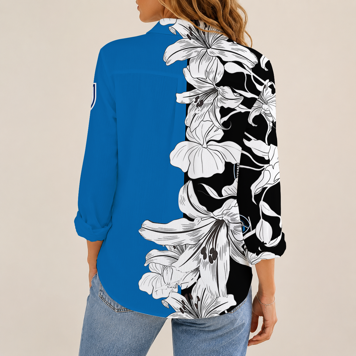 [GOAL DEAL] NEW CUSTOMIZED MLS17 SJE SAN JOSE EARTHQUAKES WOMEN CASUAL SHIRT