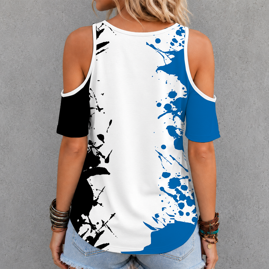 [GOAL DEAL] NEW CUSTOMIZED MLS17 SJE SAN JOSE EARTHQUAKES CRISS CROSS V-NECK TOP
