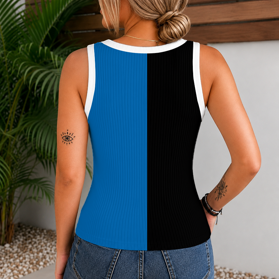 [GOAL DEAL] NEW CUSTOMIZED MLS17 SJE SAN JOSE EARTHQUAKES V-NECK TANK TOP