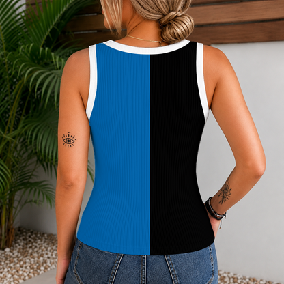 [GOAL DEAL] NEW CUSTOMIZED MLS17 SJE SAN JOSE EARTHQUAKES V-NECK TANK TOP