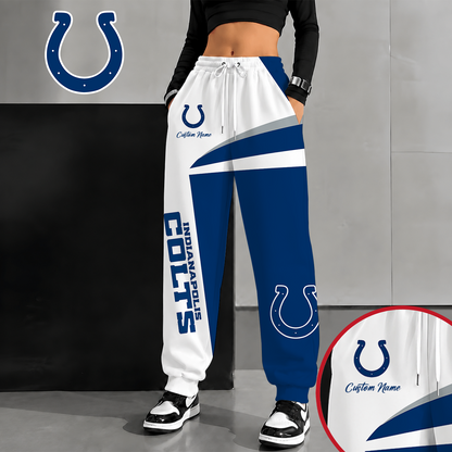[TOUCHDOWN DEAL] NEW CUSTOMIZED NFL17 IDC INDIANAPOLIS COLTS SWEATPANTS