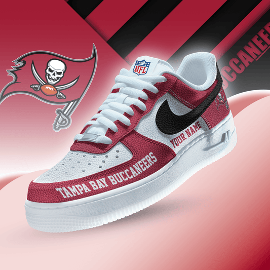[TOUCHDOWN DEAL] NEW CUSTOMIZED NFL10 TBB TAMPA BAY BUCCANEERS F1 SNEAKERS