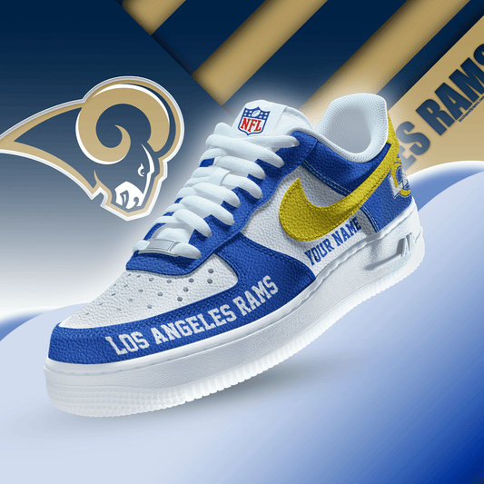 [TOUCHDOWN DEAL] NEW CUSTOMIZED NFL22 LAR LOS ANGELES RAMS AF1 SNEAKERS
